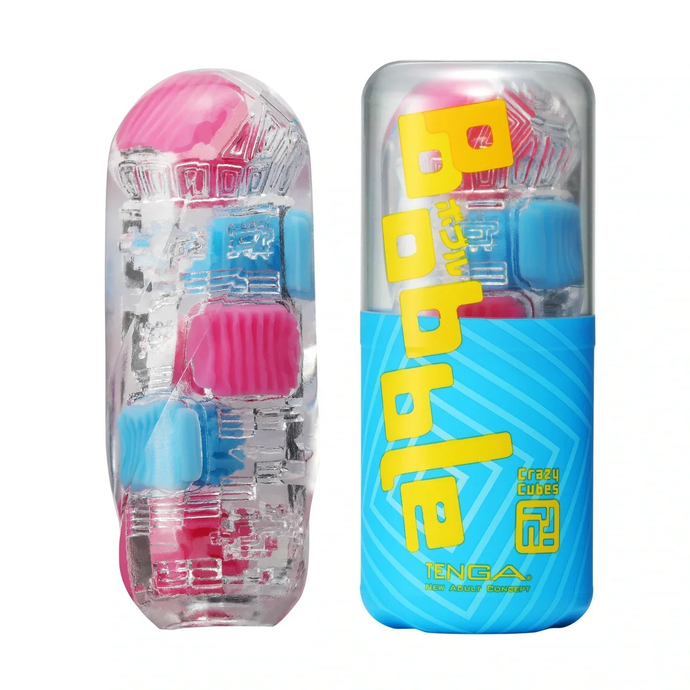 TENGA BOBBLE Crazy Cubes 瘋狂磚跳動飛機杯 (重複使用)
