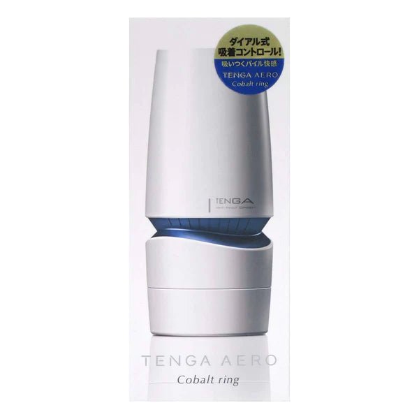 TENGA AERO Cobalt Ring 撥盤式 氣吸杯（鈷藍環） - tengacharge