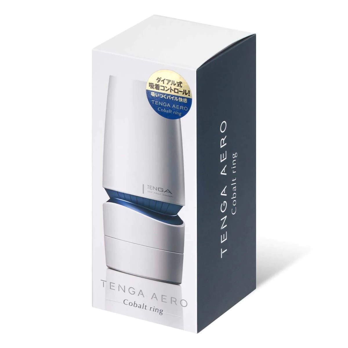 TENGA AERO Cobalt Ring 撥盤式 氣吸杯（鈷藍環） - tengacharge